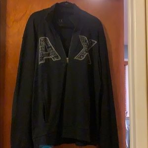 Half zip pull over sweatshirt